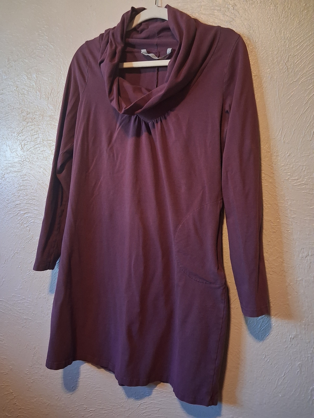 Athleta Plum Cowl Neck Tunic Sweater